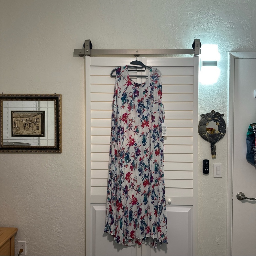Roaman's Floral Maxi Dress - Multicolor